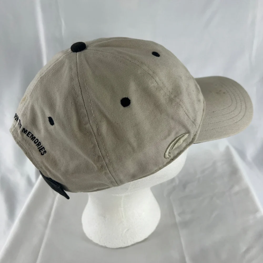 Pukka Headwear Bob Hope Shanks For The Memories Golf Cap Dad Hat Tan Khaki